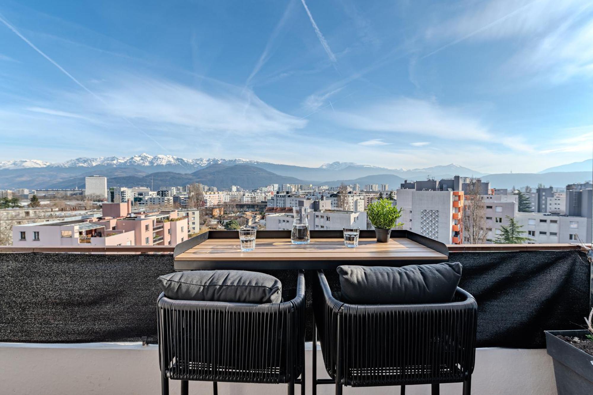 Studio Vue Montagne Grenoble Bagian luar foto