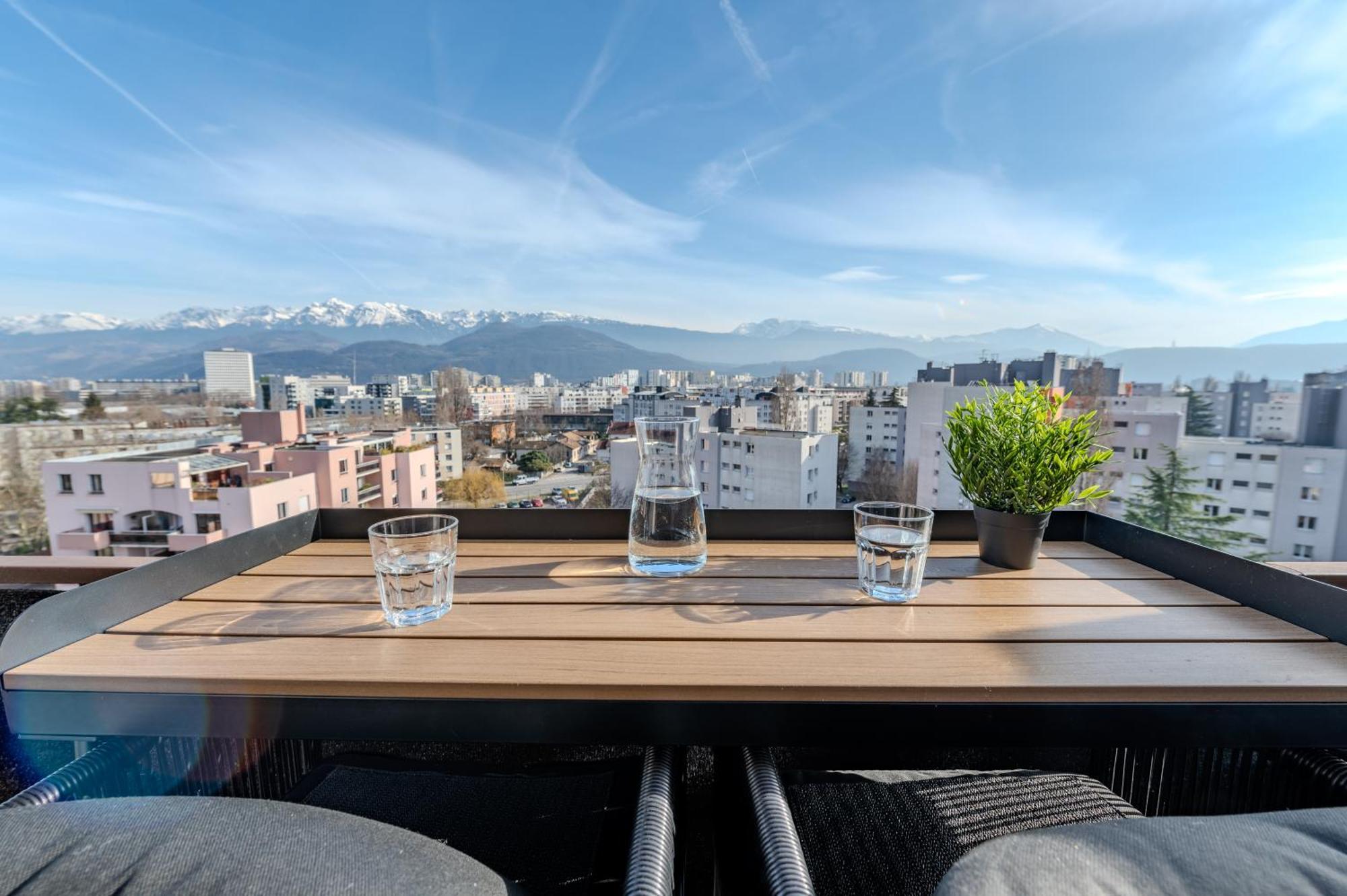 Studio Vue Montagne Grenoble Bagian luar foto