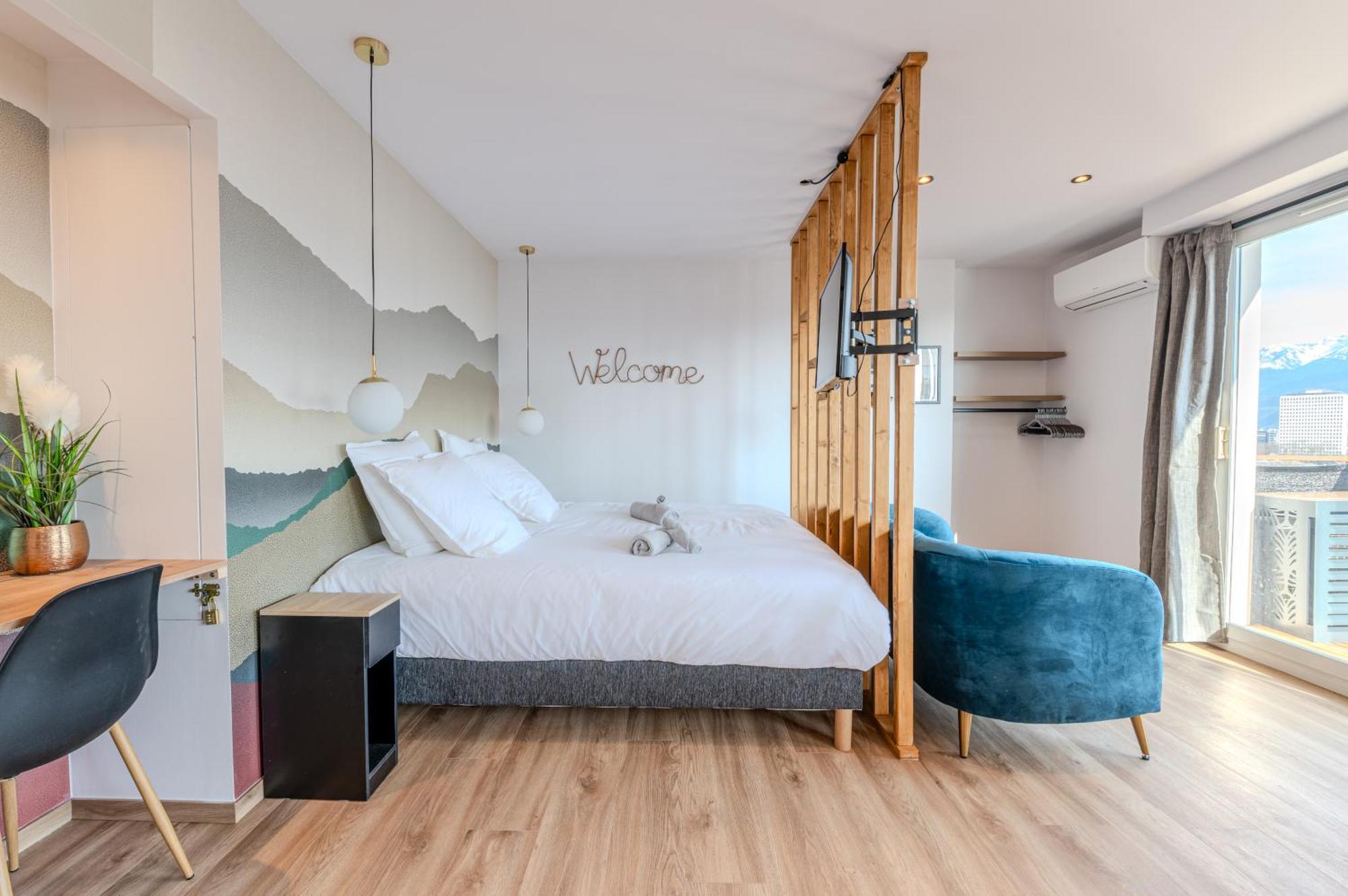 Studio Vue Montagne Grenoble Bagian luar foto