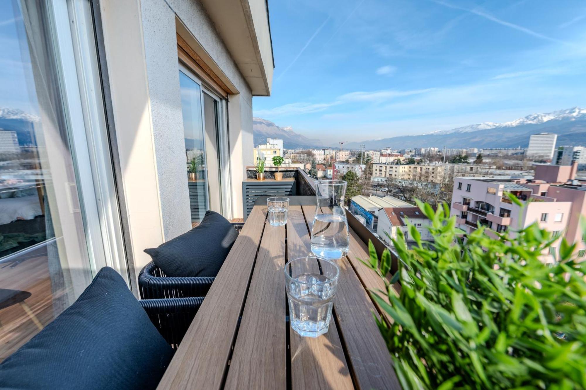 Studio Vue Montagne Grenoble Bagian luar foto