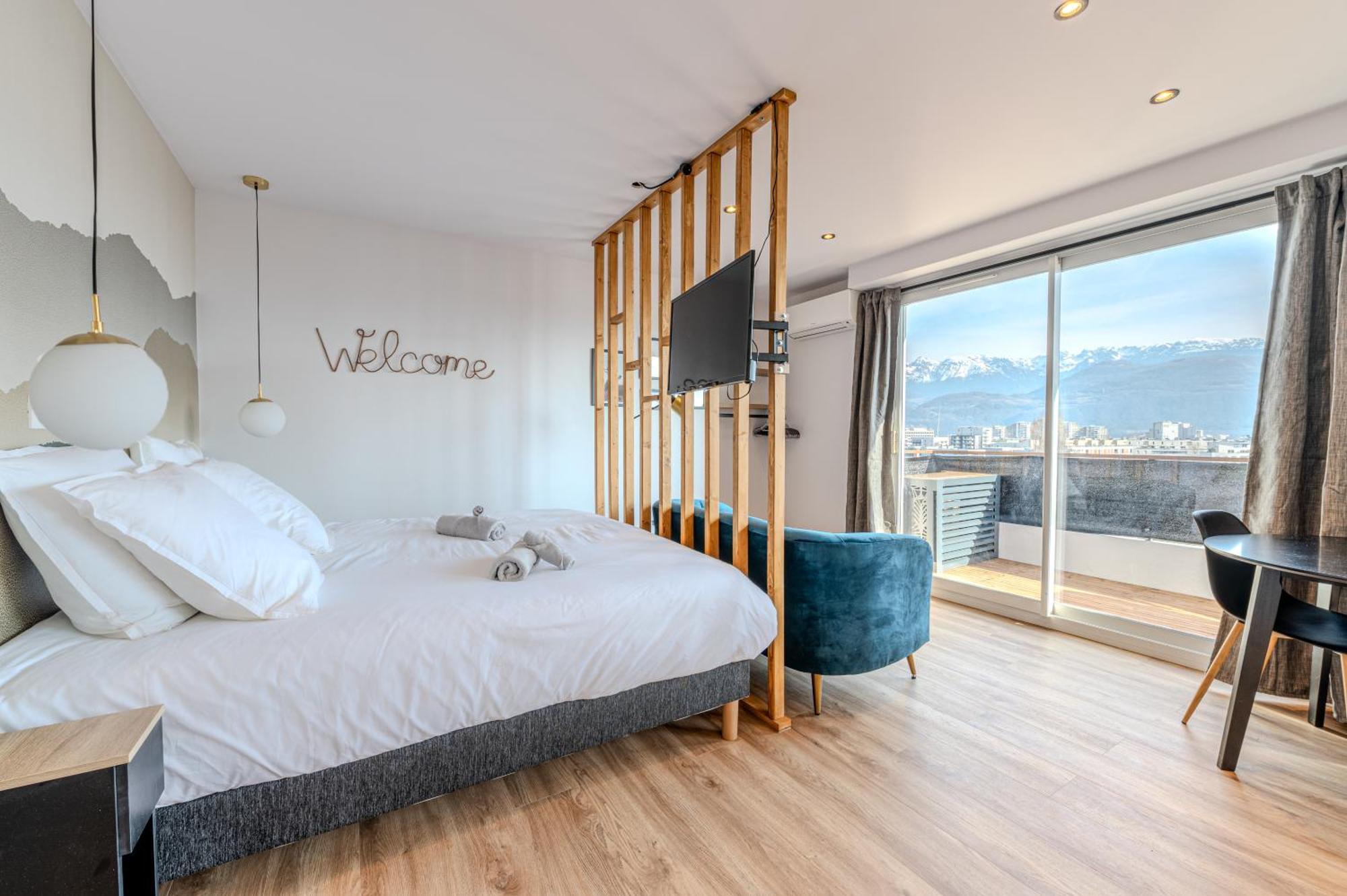 Studio Vue Montagne Grenoble Bagian luar foto